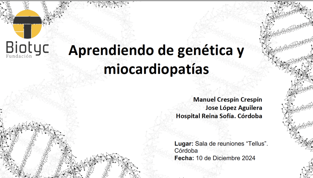 Aprendiendo de genética y miocardiopatías