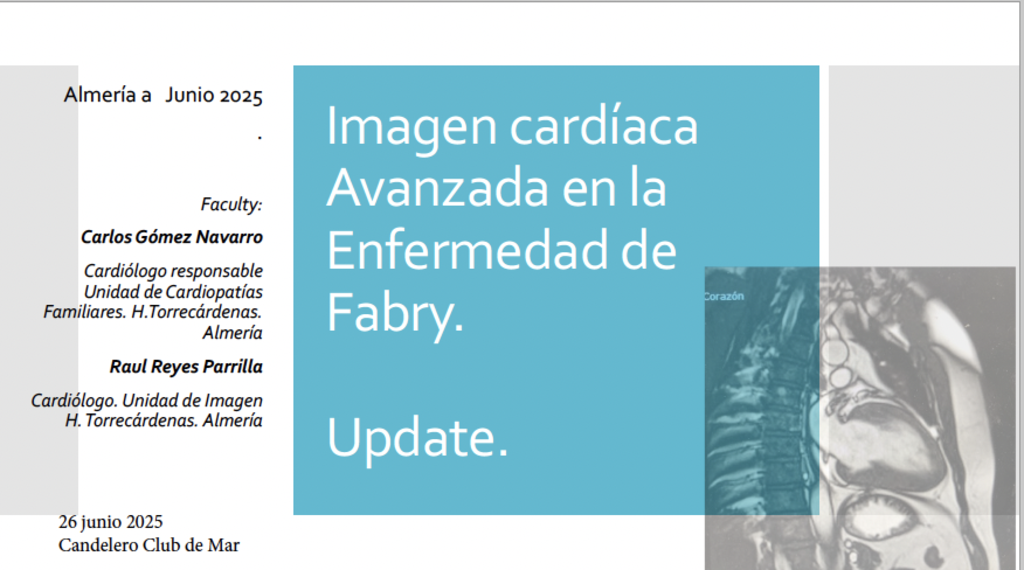 Imagen cardíaca Avanzada en la Enfermedad de Fabry.