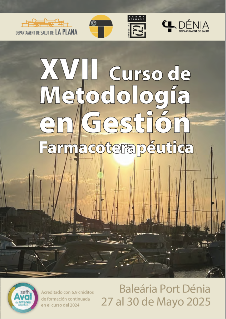 XVII Curso de Metodología en Gestión Farmacoterapéutica